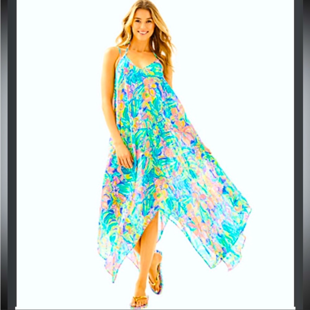 🐐🎉Lilly Pulitzer Perry Cover Up Surf Gypsy! Fits to XL